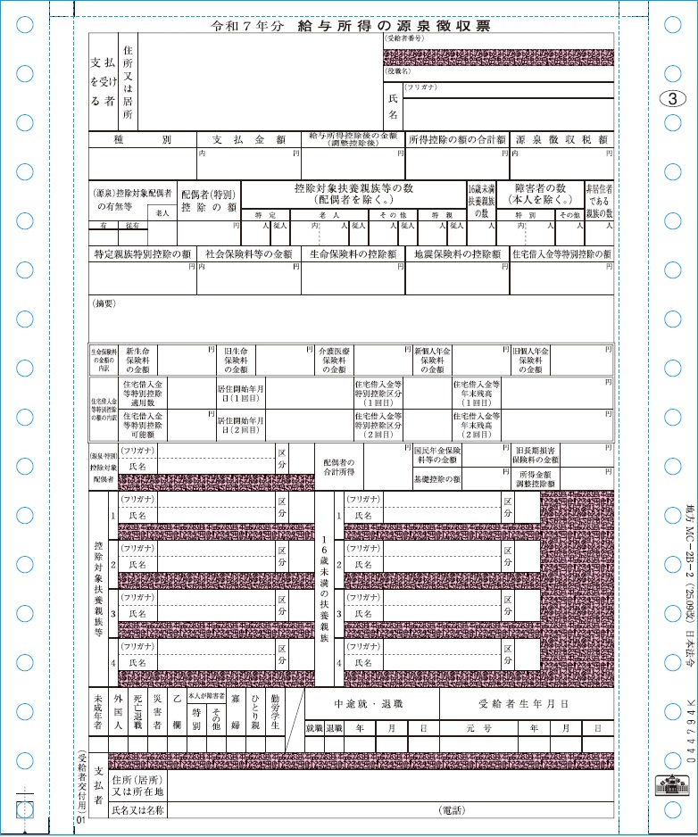[地方MC-2B-2-500]源泉徴収票